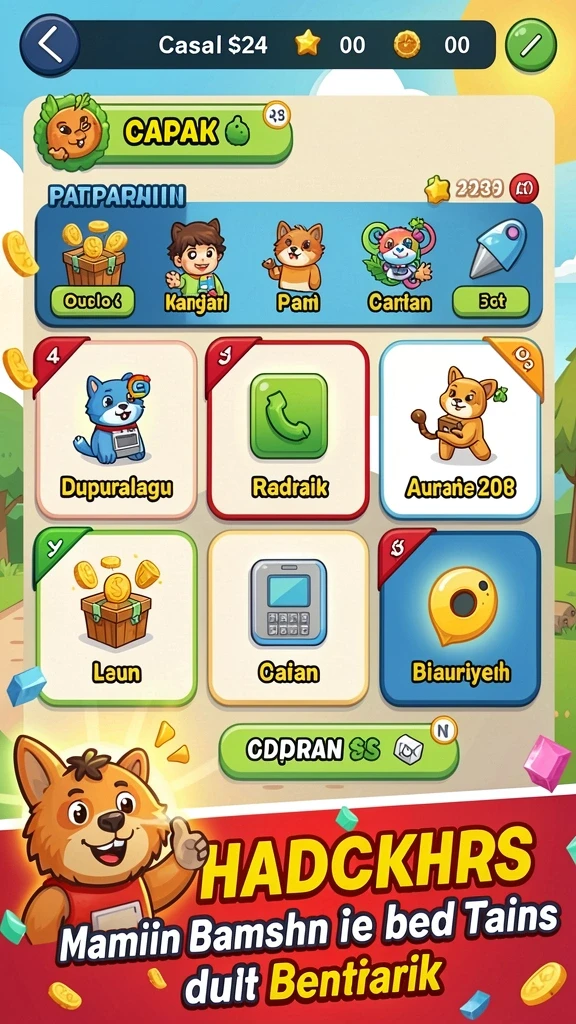 danagame - Tampilan antarmuka yang menarik dan user-friendly.