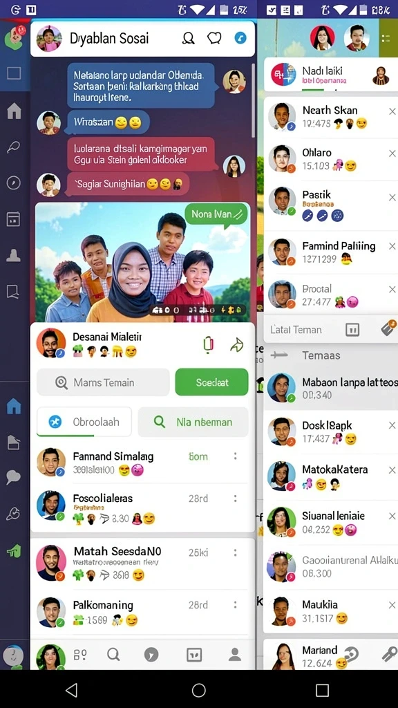 fiona77 - Tangkapan layar antarmuka menu yang user-friendly.