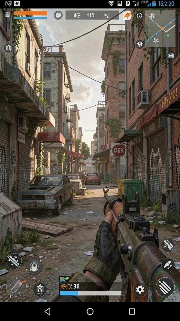 hoye55 - Screenshot 2: Karakter dengan desain unik yang siap bertempur.