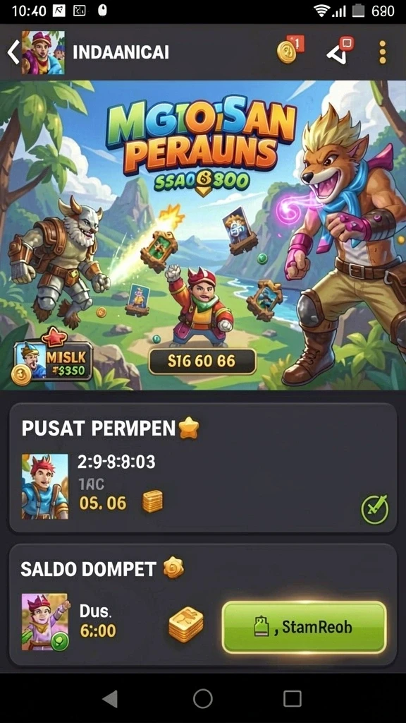 jepang77 - Screenshot memperlihatkan pertarungan epik di tengah hutan.