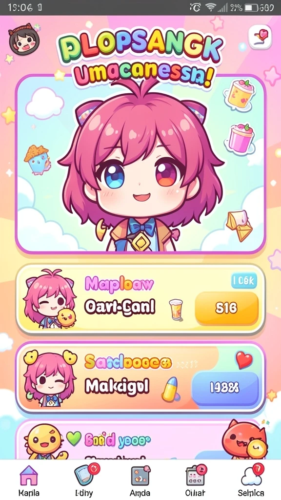 luckytopia - Tampilan antarmuka yang menarik dan mudah digunakan.